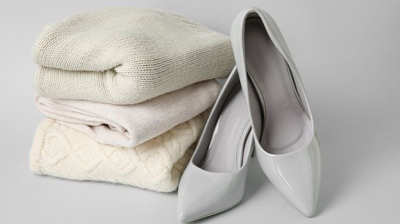 color shoes to wear with a light grey dress